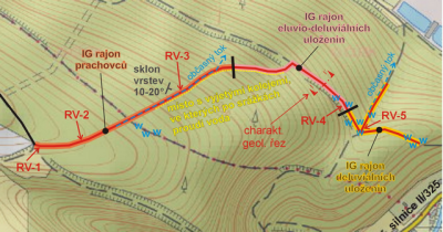 mapa IG rajonů